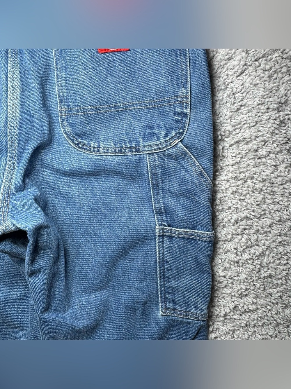 DICKIES Jeans Mens 34 x 30 Carpenter Baggy Wide Leg Utility Durable Work Relaxed - Picture 6 of 8